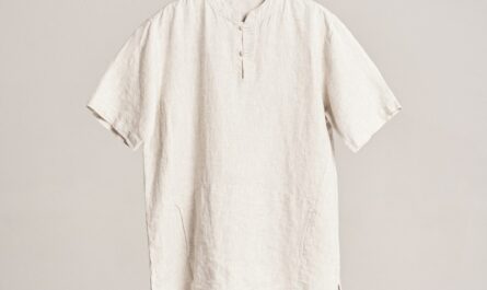 a white shirt hanging on a clothes line